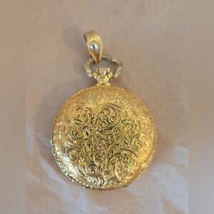 Vintage Swiss Made Nelson Mechanical Wind Up Pendant Watch Women’s Untested